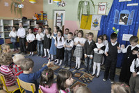 Przedszkolaki uczciły siódmą rocznicyę śmierci Jana Pawła II