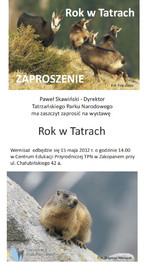 Wystawa "Rok w Tatrach"