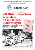 XIII Mistrzostwa Polski w jeździe na muszlach klozetowych