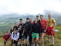 Kick-boxserzy trenują w Tatrach