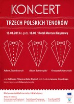 Koncert Noworoczny pt. „Koncert Trzech Polskich Tenorów”
