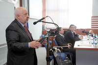 Senator Hodorowicz na sesji Rady Miasta