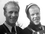 Na zdjęciu: FIS 1939 w Zakopanem, konkurs skoków 19 lutego 1939. Stanisław Marusarz (po lewej) i Asbjoern Ruud (Norwegia), fot. ze zbiorów Wojciecha Szatkowskiego