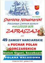 49 Zawody Narciarskie o Puchar Polan Gorczańskich