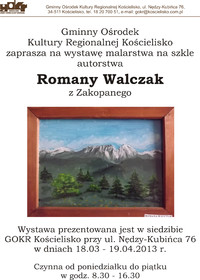 Wystawa malarstwa Romany Walczak