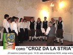 „CROZ DA LA STRIA” ze Spiazzo w Trydencie zaśpiewa w MOK