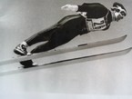 Na zdjęciu: Wojciech Fortuna w locie na skoczni "mamuciej" w Planicy, I Mistrzostwa Świata w lotach narciarskich, Planica, 1972, fot. ze zbiorów W. Fortuny