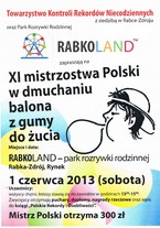 XI Mistrzostwa Polski w Dmuchaniu Balona z Gumy do Żucia